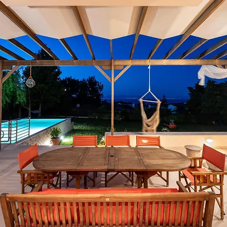 Horizon Villa-private Pool-7 Bedroom-gym-sea View * Псалиди